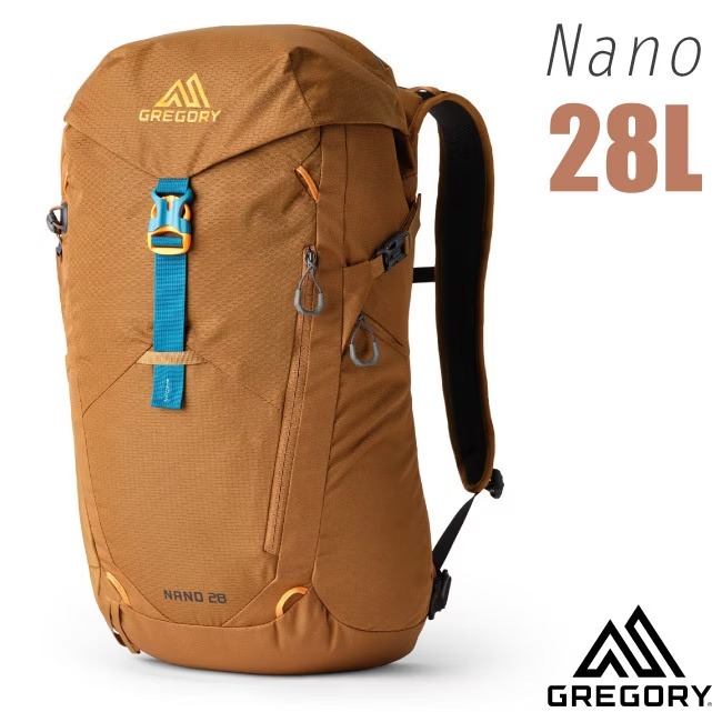 【GREGORY】NANO 28L 多功能休閒後背包.雙肩背包.通勤上學書包.水袋背包/153034-A546 摩押褐✿30E010